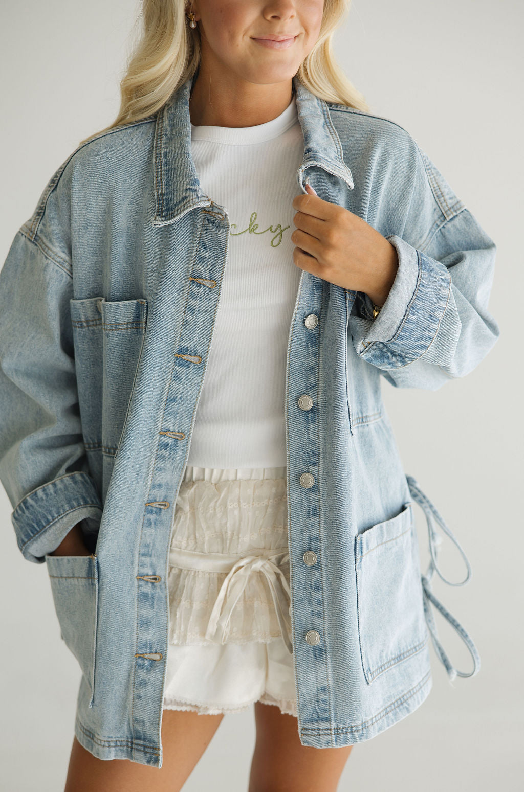 Boyfriend Blue Denim Jacket